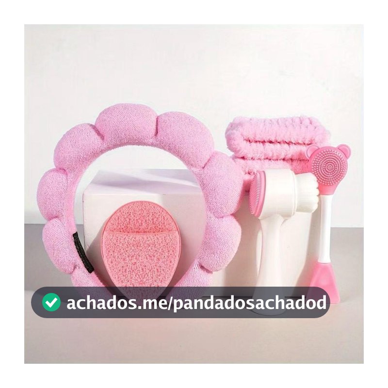 Kit Spa Facial 6 Peças Skincare Completo Limpeza e Massagem Relaxante Limpeza de Skincare Essencial