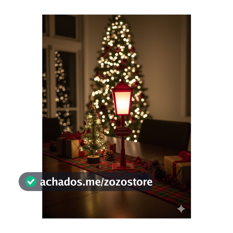 Luminária Christmas Lamp -  Decoração de Natal