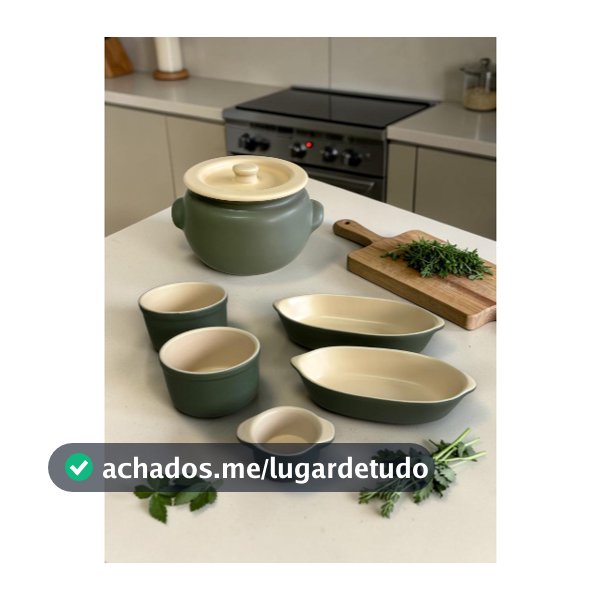 Kit Feijoada e Caldo Verde com Marfim Cerâmica Matte 5-6 Peças