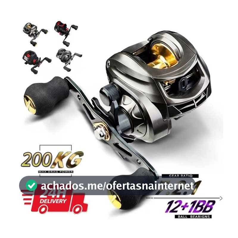 240Kg Carretilha De Pesca Com Marine Sports Pitching 7:2 : 1 AltaMax Molinete De Pesca Molinete Pesca Mulinete