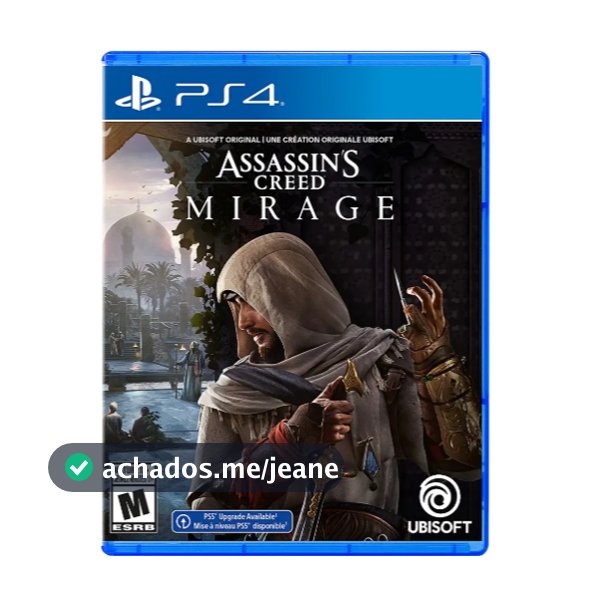 Assassins Creed Mirage PS4 Midia Fisica