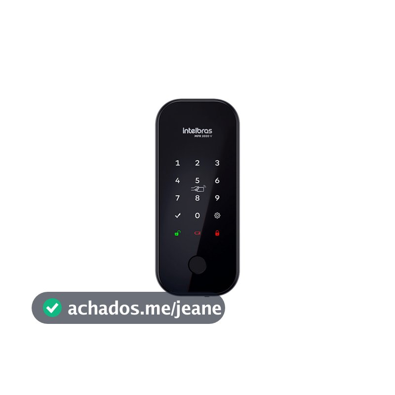 Fechadura Inteligente MFR 2020 V Biometria Intelbras