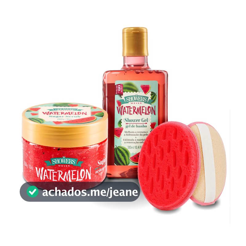 Kit Banho: Esfoliante Corporal de Açúcar + Gel de Banho + Brinde Exclusivo! - Wever Cosméticos