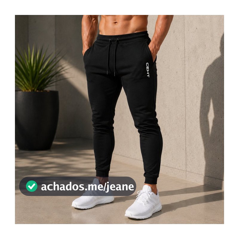 Calça Moletom Masculina Methodic PA Premium Flanelada Conforto Academia Casual