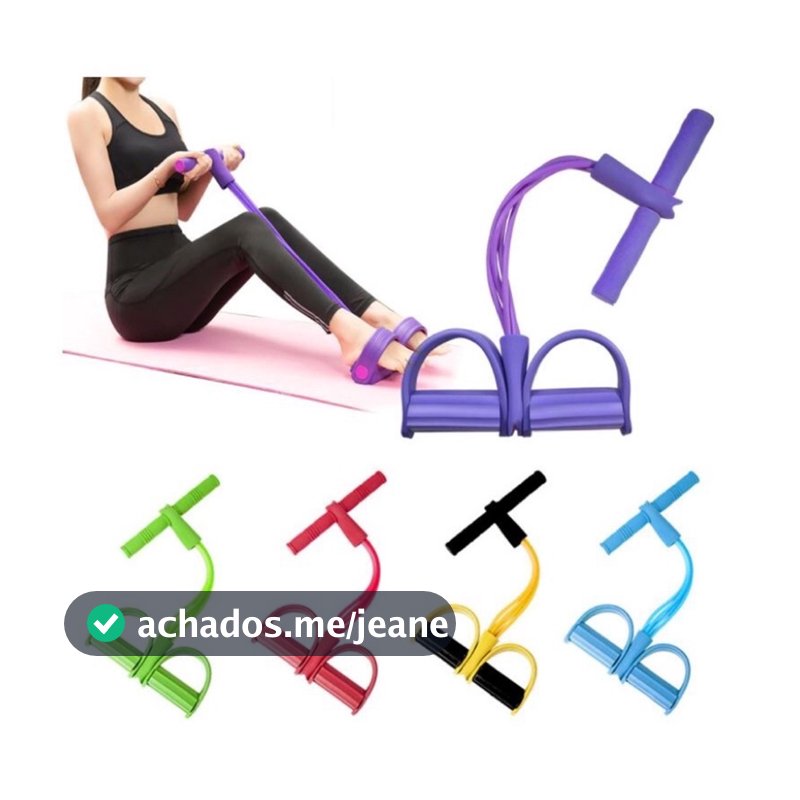 Elástico Extensor de Exercícios Pull Reducer Multi Função Academia Em Casa Uso Profissional