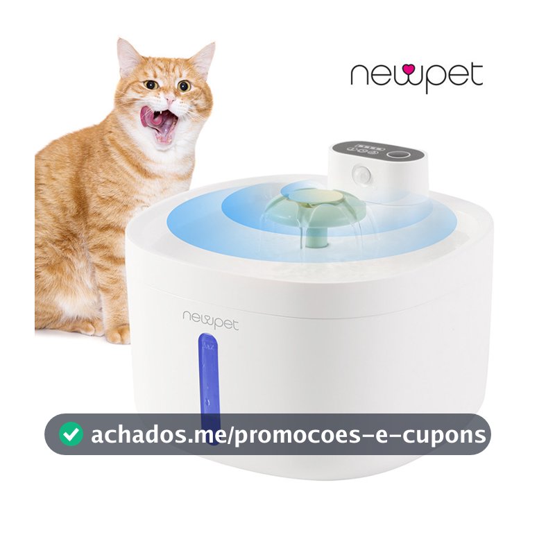 Fonte de água para gatos com sensor inteligente 2,6 L automática para animais bebedouros