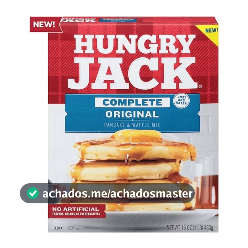 Hungry Jack Original Massa Para Panqueca E Waffle Mix 453g