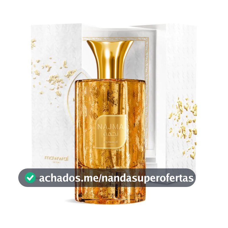 Perfume Árabe Mawwal Najma EDP 100ml Unissex Original Importado