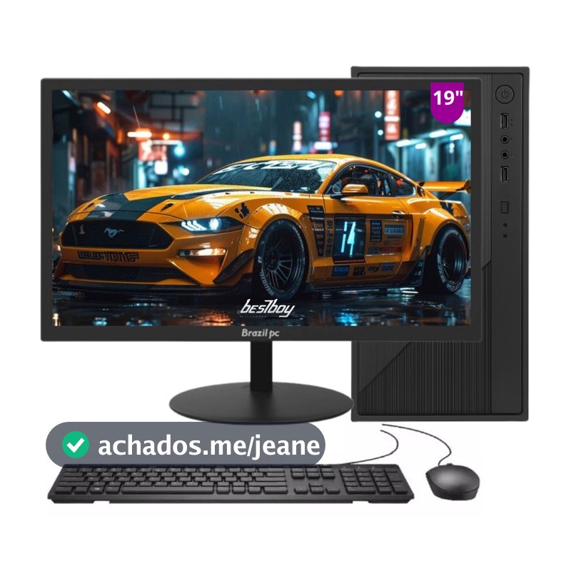 Computador Completo BestBoy Intel I5 8gb Ssd 240gb Monitor Led 19" Windows 10 Trial - BESTBOY