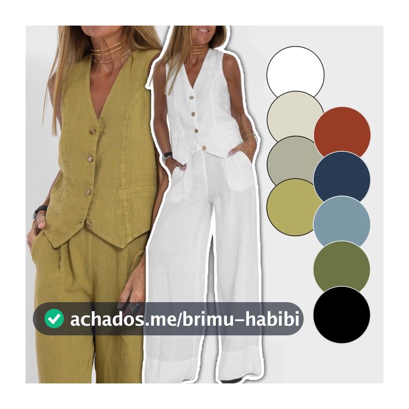 conjunto linho feminino conjunto calça e camisa linho conjunto chique e luxo de linho feminino elegante