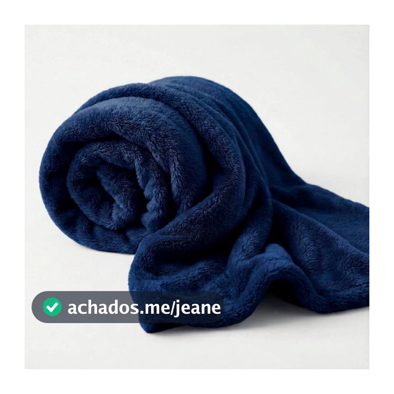 Manta Flannel Queen 200 g/m² tamanho grande com acabamento reforçado
