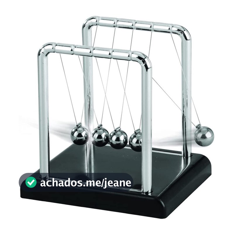 Pêndulo de Newton Enfeite Decoração p/ Sala Escritório Balance Balls