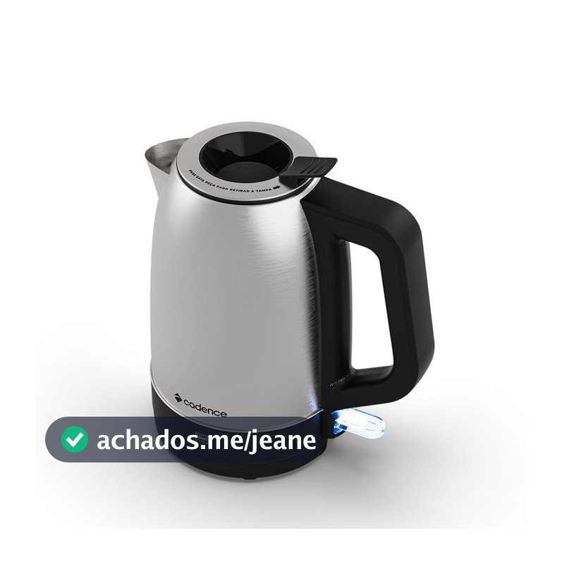 Chaleira Elétrica 1,7L Cadence Pure Inox