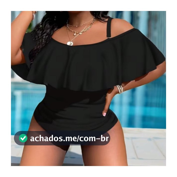 Maiô Biquini Body Plus Size Feminino Com Bojo Forrado Praia piscina