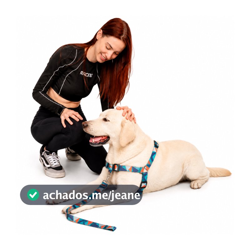 Coleira Anti Puxão Com Guia Para Adestramento de Cachorro Modelo anti puxão peitoral
