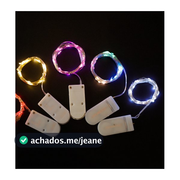 Colorido Fio Fada 2M Com Luzes Led Fada Para Decoração De Casa e Natal Festa