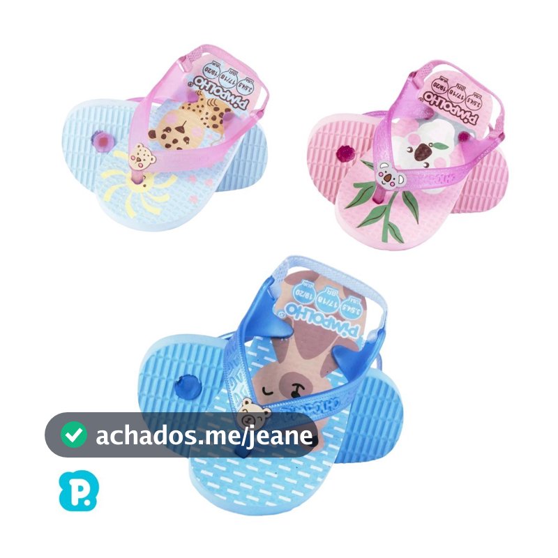 CHINELO INFANTIL BABY PIMPOLHO