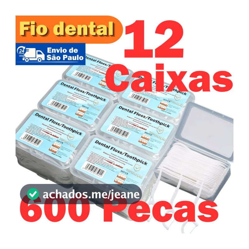 kit 200，400，600 Fio Dental Infantil em Formato de Arco Ultra Fino para uma Limpeza Eficaz