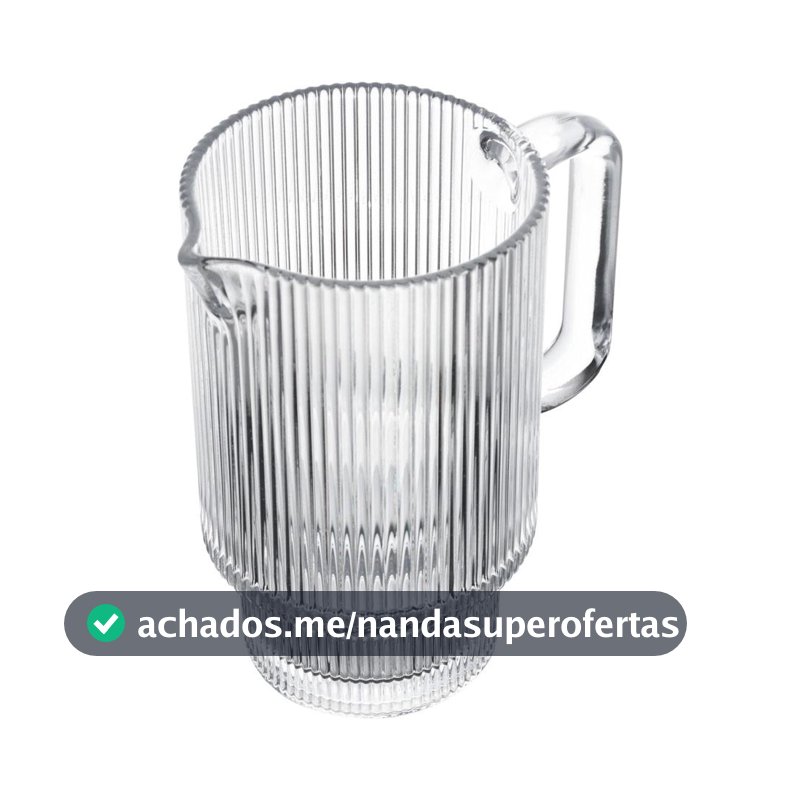 Jarra Em Cristal Wolff 20556 Lines 900ml Transparente