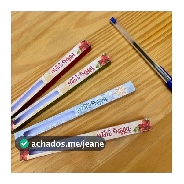 24 lembracinhas - Caixa para caneta -  Mimos Clientes - Mimo Natal - Mimos corporativos