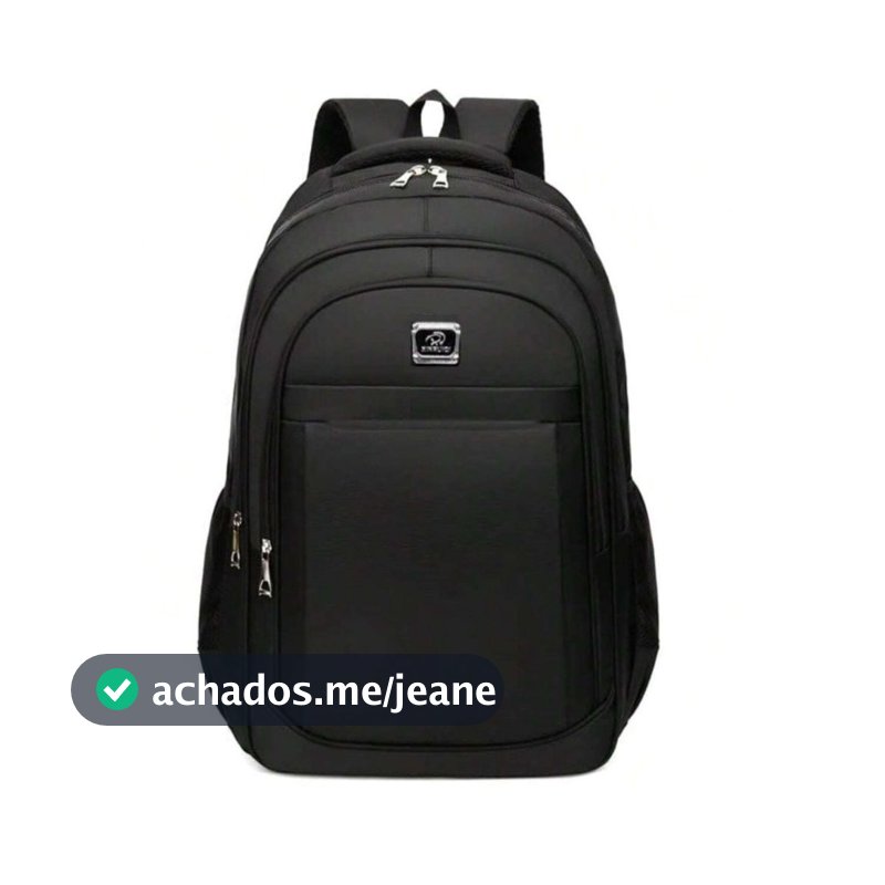 Mochila Costas ou Bolsa Transversal Masculina Escolar, Faculdade e Trabalho - Bagagem de Mão Executiva Resistente