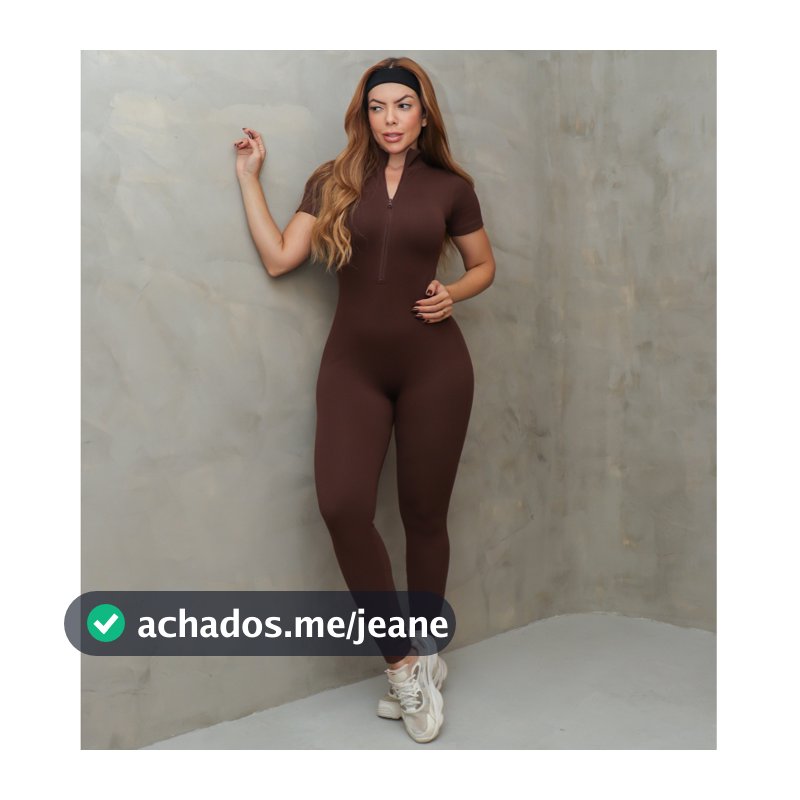 Macacão Feminino Esportivo Canelado Poliamida Academia Elástico Fitness 3RD SD1485