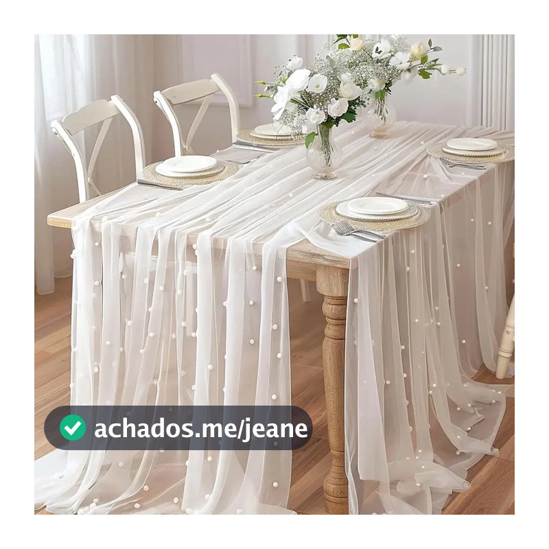 Corredor De Mesa De Casamento Tecido De Tule Decorativo Para Festa Chá De Noiva Arco Renda Toalha Rústica Véu Sobremesa