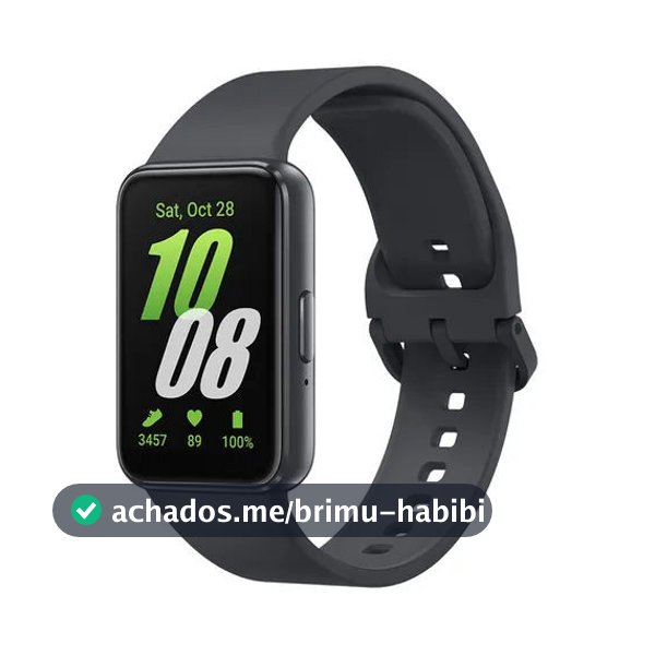 Smartwatch Samsung Galaxy Fit 3 Sm-R390 Relógio Digital 40mm Grafite