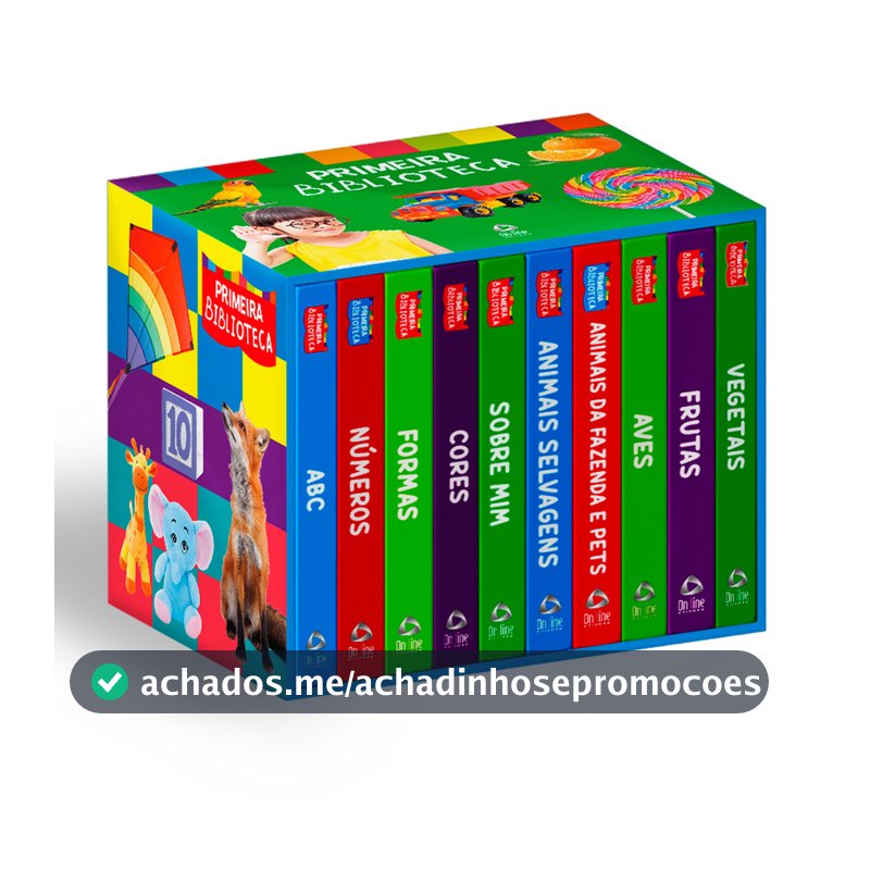 Coleção Primeira Biblioteca Volume 01 - Box com 10 Livrinhos