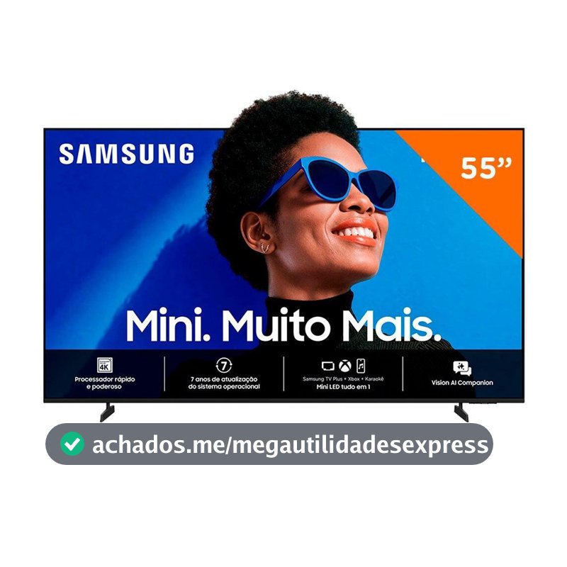 Smart TV 55" Samsung Mini LED Vision AI 4K - M75H (2027)