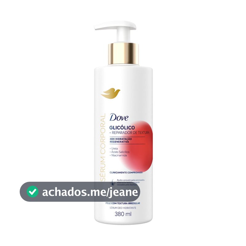 Sérum Hidratante Corporal Dove Glicólico + Reparador 380ml