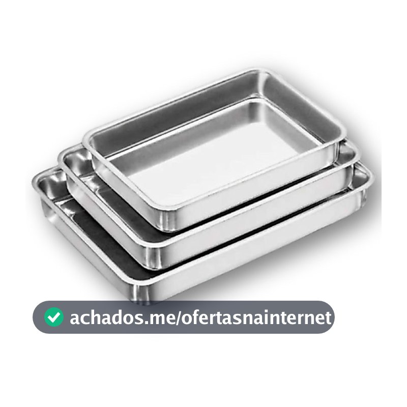 Jogo De Assadeira Forma de Bolo Retangular  Com 3 Peças - Padrão Tabuleiro Forma Para Biscoito, Forma de Rocombole