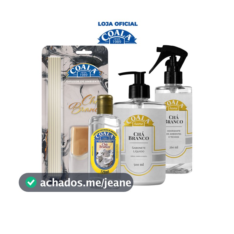 kit Coala Home Chá Branco