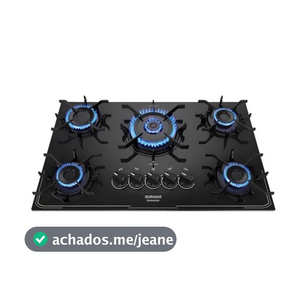 Cooktop Itamaster 5 Bocas Preto – Bivolt 127V/220V com Acendimento Automático
