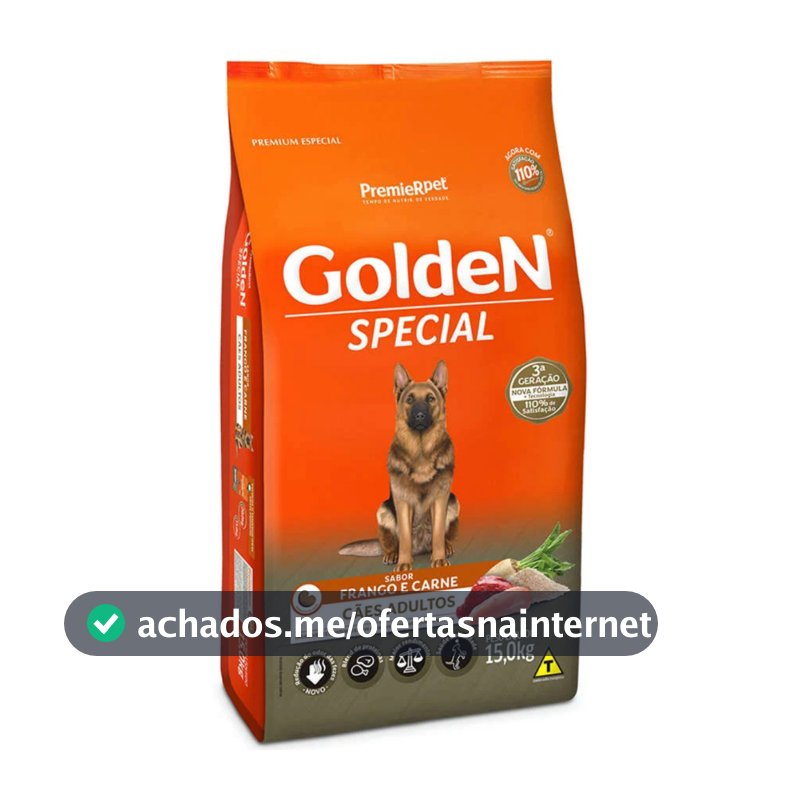 Golden Special Ração Para Cães Adultos 15kg