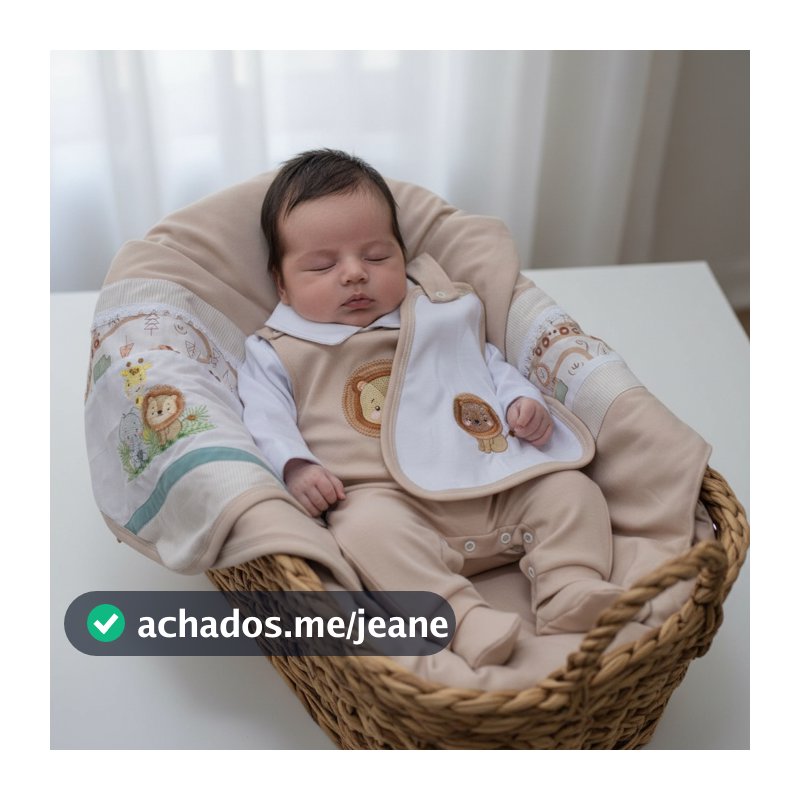 Saída de Maternidade Menino Baby Safari