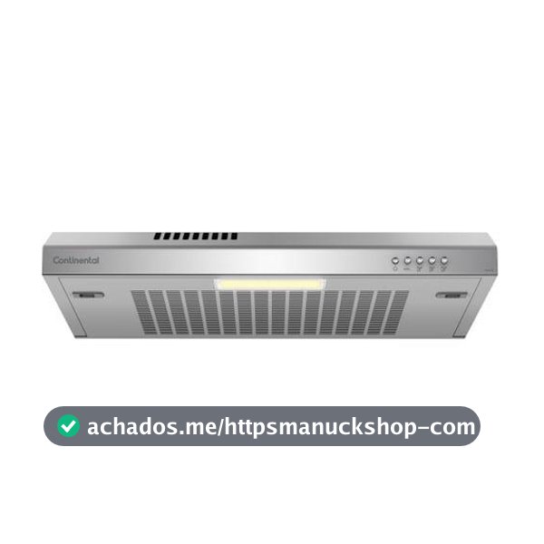 Depurador de Ar Continental 60cm Inox Alto Poder de Sucção e 3 Velocidades (DC6PG)