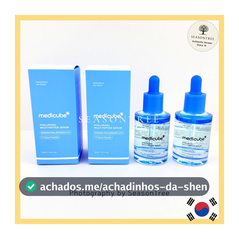 [medicube] Soro Hialurônico Multi Peptídeo (30ml/30ml + 30ml) Cuidado Luminoso Diário