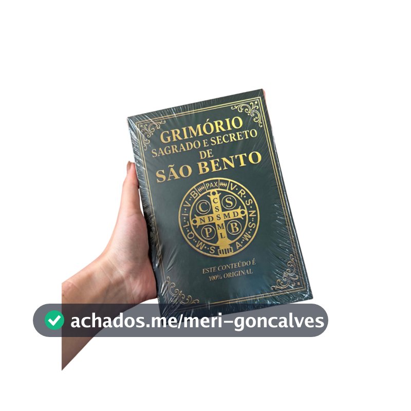 Grimório Sagrado e Secreto de São Bento Livro Fisico Original