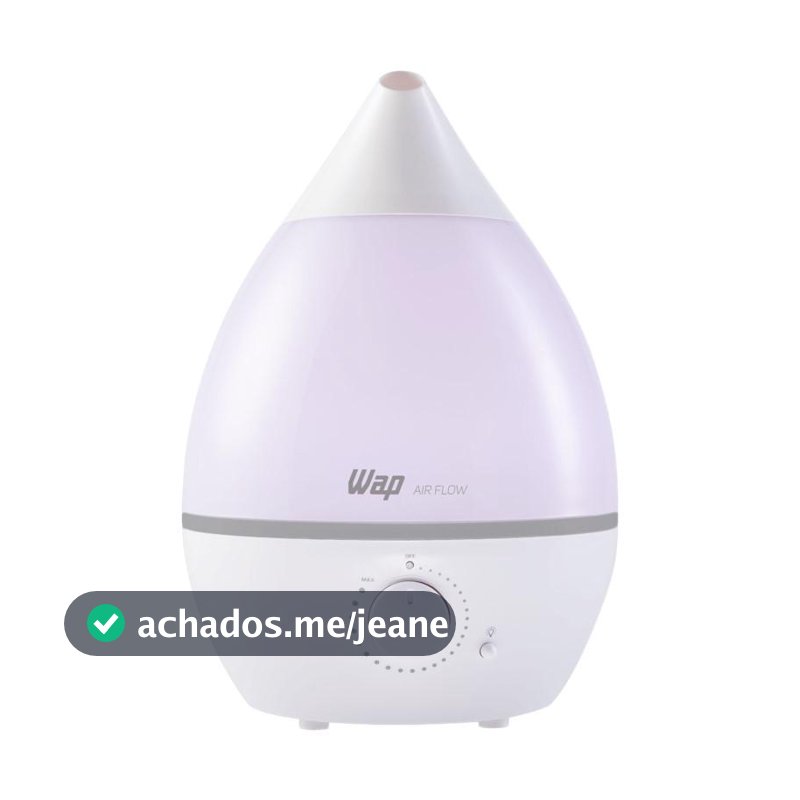 Umidificador de Ar WAP Air Flow 4L Com Luminária e Difusor de Aromas 20W Bivolt