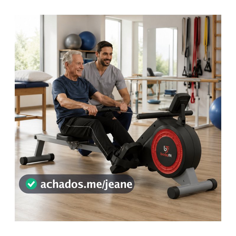 Simulador de Remo Seco Indoor Para Ciclistas e Atleta Ahead Sports Dobrável Academia em Casa Suporta 120kg