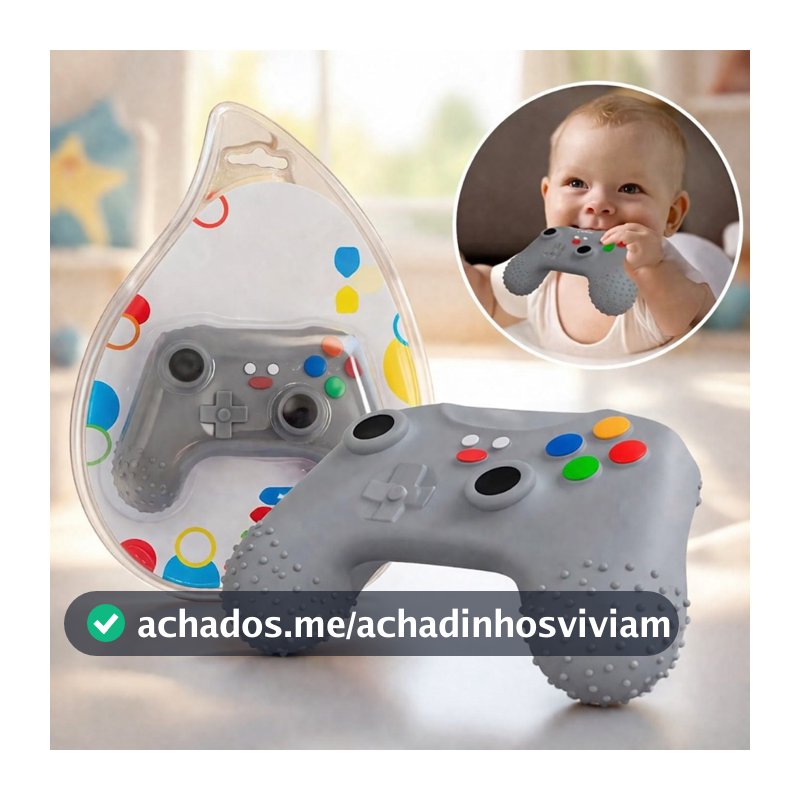 mordedor infantil macio para bebe controle video game joystick pais e filhos menino e menina