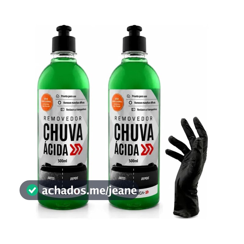 Kit 2 Limpa Vidro Automotivo Tira Manchas de Chuva Restaura Vidros Box Blindex Autoamerica 500ml CADA