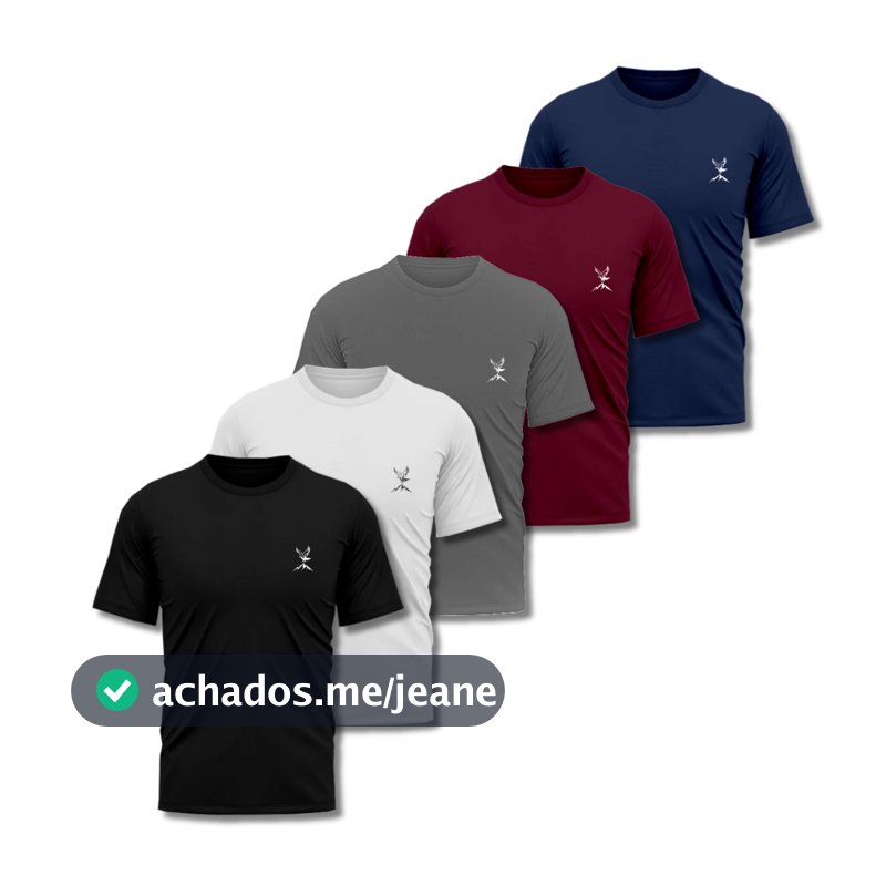 Kit 4 Camisas Premium Masculina Dry Fit Envio Rápido Academia Treino Esporte Exercícios Corrida Ciclismo Presente Camisa
