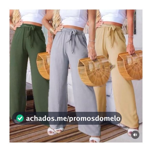 Calça PantalonaViscolinho Premium  Social Com Cinto Para Trabalho PROMOÇÃO