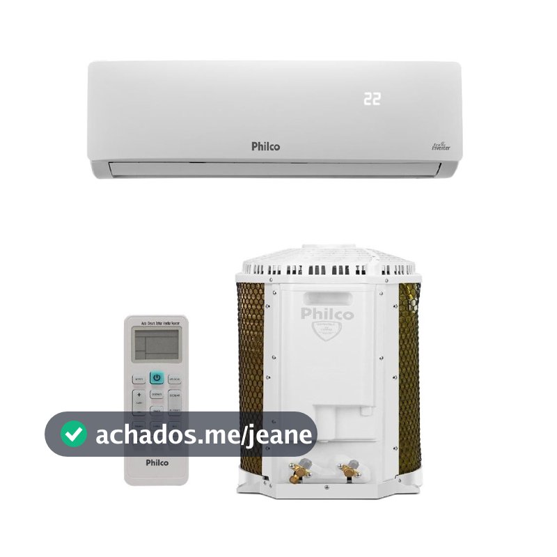 Ar Condicionado Split Philco Hi Wall Inverter 12.000 BTU/h Frio Monofásico Branco PAC12FC 220V