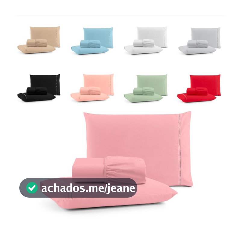 Jogo de Lençol 03 Peças 400 Fios Cama Casal Queen Micro percal Ponto Palito Lençol de Hotel