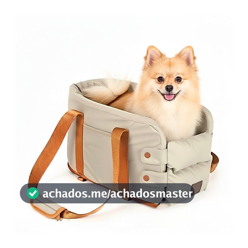 Bolsa Transporte Carregar Pet Cachorro Gato Pequeno Alça Resistente Reforçada Espaçosa Animais 4,5Kg