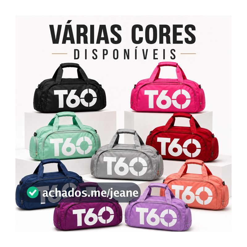 Bolsa esportiva Grande Unissex Versátil