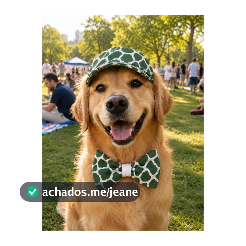 Boné Pet Cachorro Luxo Sarja + Gravata Borboleta Ajustável Acessório Cão Gato Passeio Confortável PP ao GG